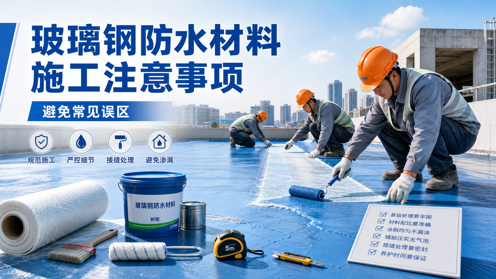 玻璃钢防水材料施工注意事项，避免常见误区 阿里 版