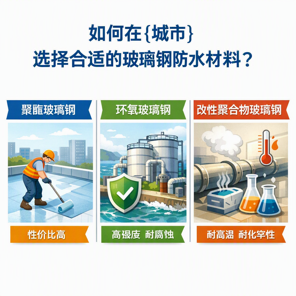 如何在阿里选择合适的玻璃钢防水材料？