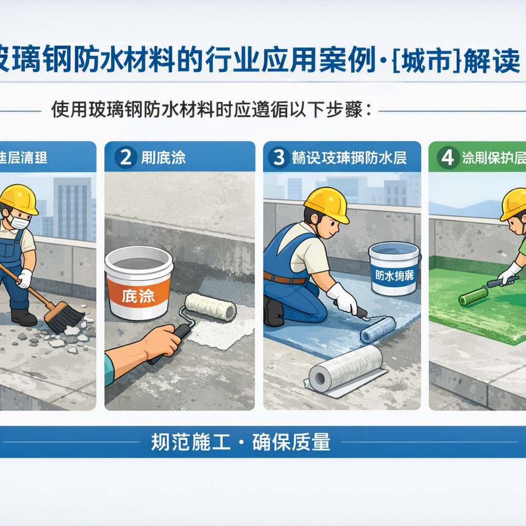玻璃钢防水材料的行业应用案例，阿里解读
