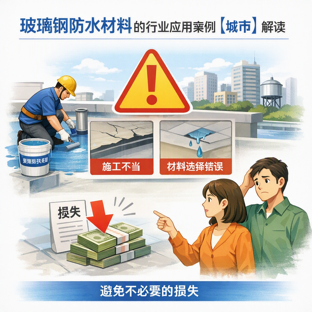 玻璃钢防水材料的行业应用案例，阿里解读
