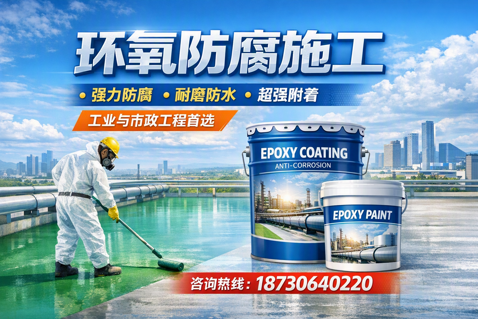 在 阿里 进行环氧防腐施工的注意事项